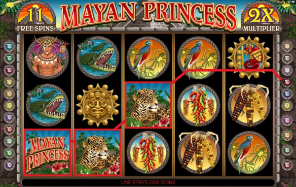Mayan-Princess-slot-features